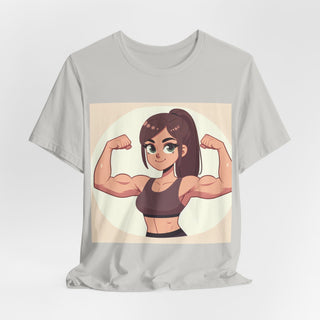 Pretty Girls Lift Weights Tee — Strong Girl Fitness T-Shirt