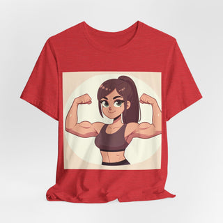 Pretty Girls Lift Weights Tee — Strong Girl Fitness T-Shirt