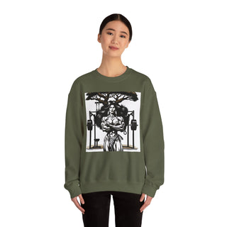 Beauty & the Barbell Unisex Crewneck Sweatshirt - Empowering Fitness Apparel