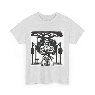 Beauty & the Barbell Unisex Heavy Cotton Tee - Empowerment Fitness Shirt