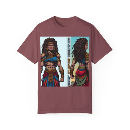 Empowered Hero Unisex Garment-Dyed T-Shirt - Bold Graphic Design