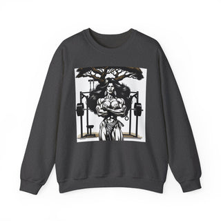 Beauty & the Barbell Unisex Crewneck Sweatshirt - Empowering Fitness Apparel
