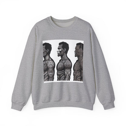 Unique Tattoo Art Unisex Crewneck Sweatshirt - Stylish Comfort for Art Lovers