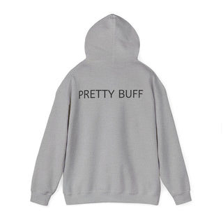 Hoodie — 'Pretty Buff' Tattooed Men Graphic Pullover