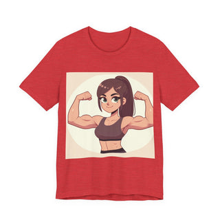 Pretty Girls Lift Weights Tee — Strong Girl Fitness T-Shirt