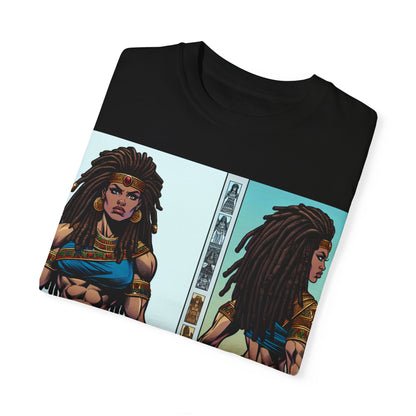 Empowered Hero Unisex Garment-Dyed T-Shirt - Bold Graphic Design