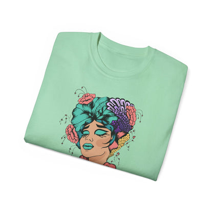 Vibrant Floral Graphic Tee - "Snatch Goals" Unisex Ultra Cotton T-Shirt