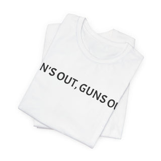 Sun's Out, Guns Out Tee — Muscular Fist Graphic T-Shirt