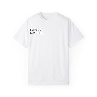 Sun's Out Guns Out Unisex Garment-Dyed T-Shirt - Fun Summer Graphic Tee