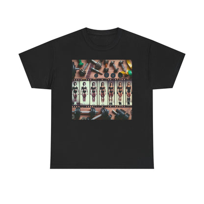 Artistic Heavy Cotton Tee - Unique Design for Creative Souls