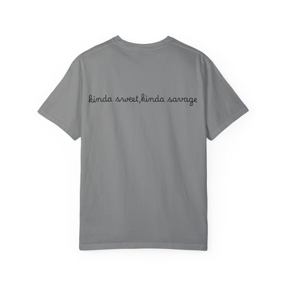 Empowering Unisex T-Shirt with 'Kinda Sweet, Kinda Savage' Design - Perfect for Fitness Enthusiasts