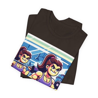 She Lifts, She Conquers Weightlifting Tee — Motivational Women’s Gym T-Shirt