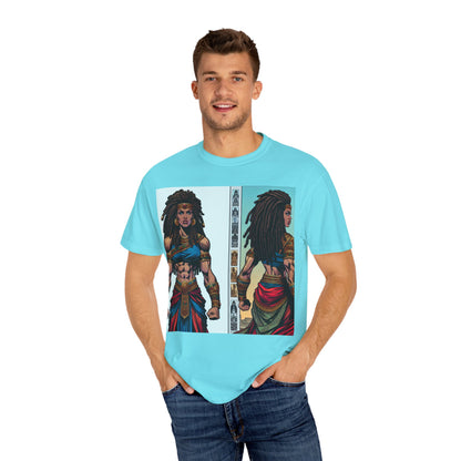 Empowered Hero Unisex Garment-Dyed T-Shirt - Bold Graphic Design