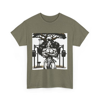 Beauty & the Barbell Unisex Heavy Cotton Tee - Empowerment Fitness Shirt