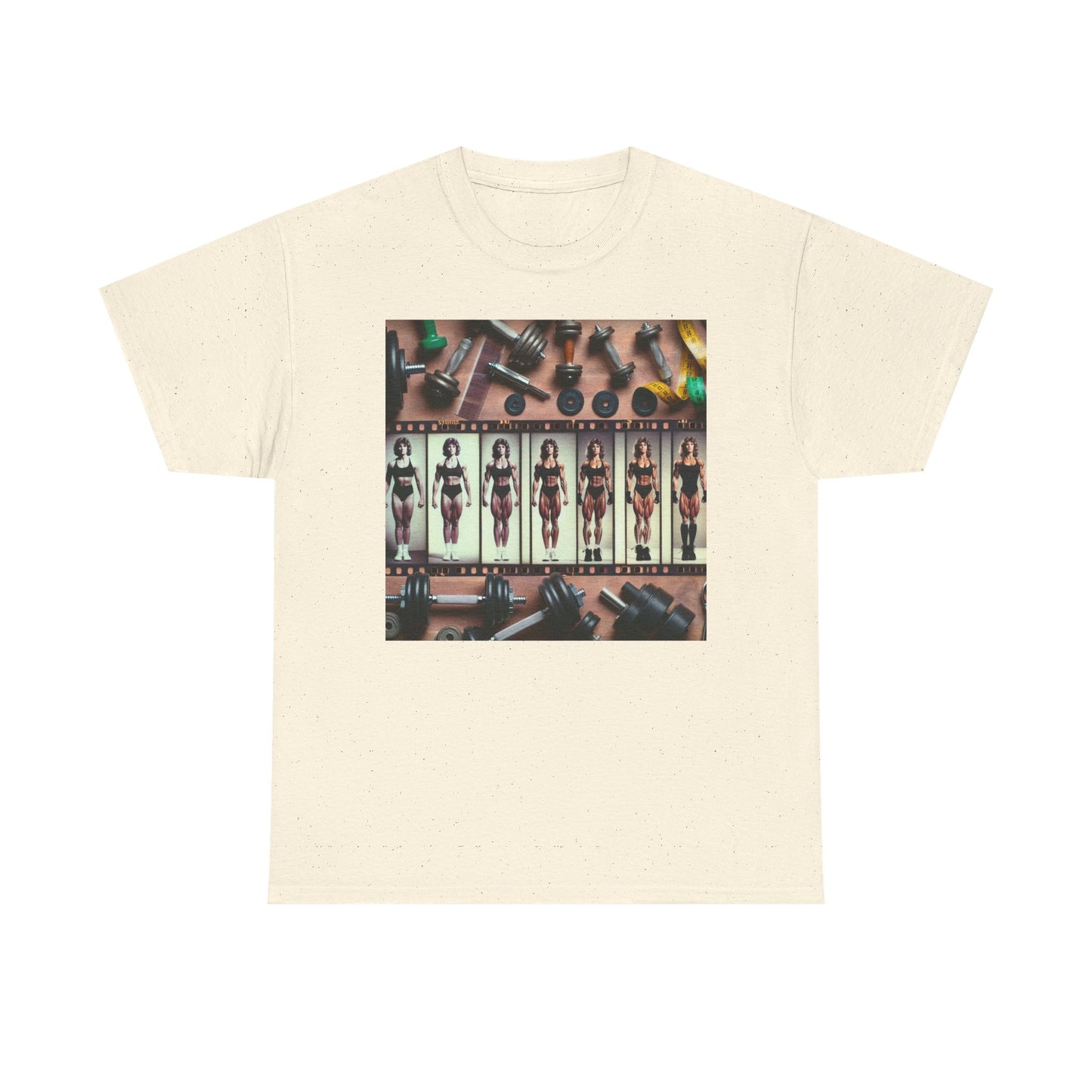 Artistic Heavy Cotton Tee - Unique Design for Creative Souls