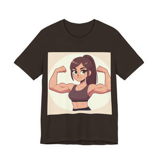 Pretty Girls Lift Weights Tee — Strong Girl Fitness T-Shirt