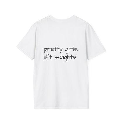 Empowering Girls T-Shirt - 'Pretty Girls Lift Weights'