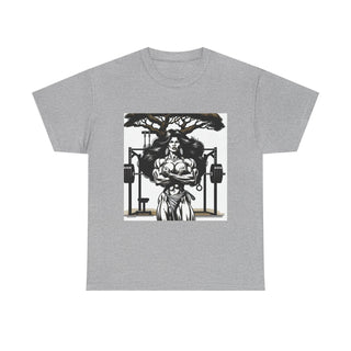 Beauty & the Barbell Unisex Heavy Cotton Tee - Empowerment Fitness Shirt