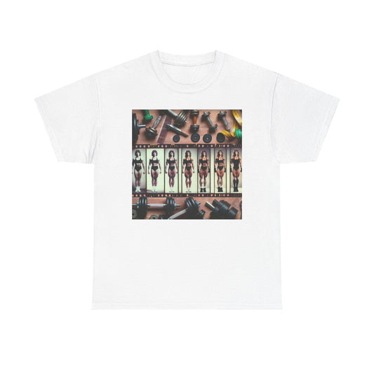 Artistic Heavy Cotton Tee - Unique Design for Creative Souls