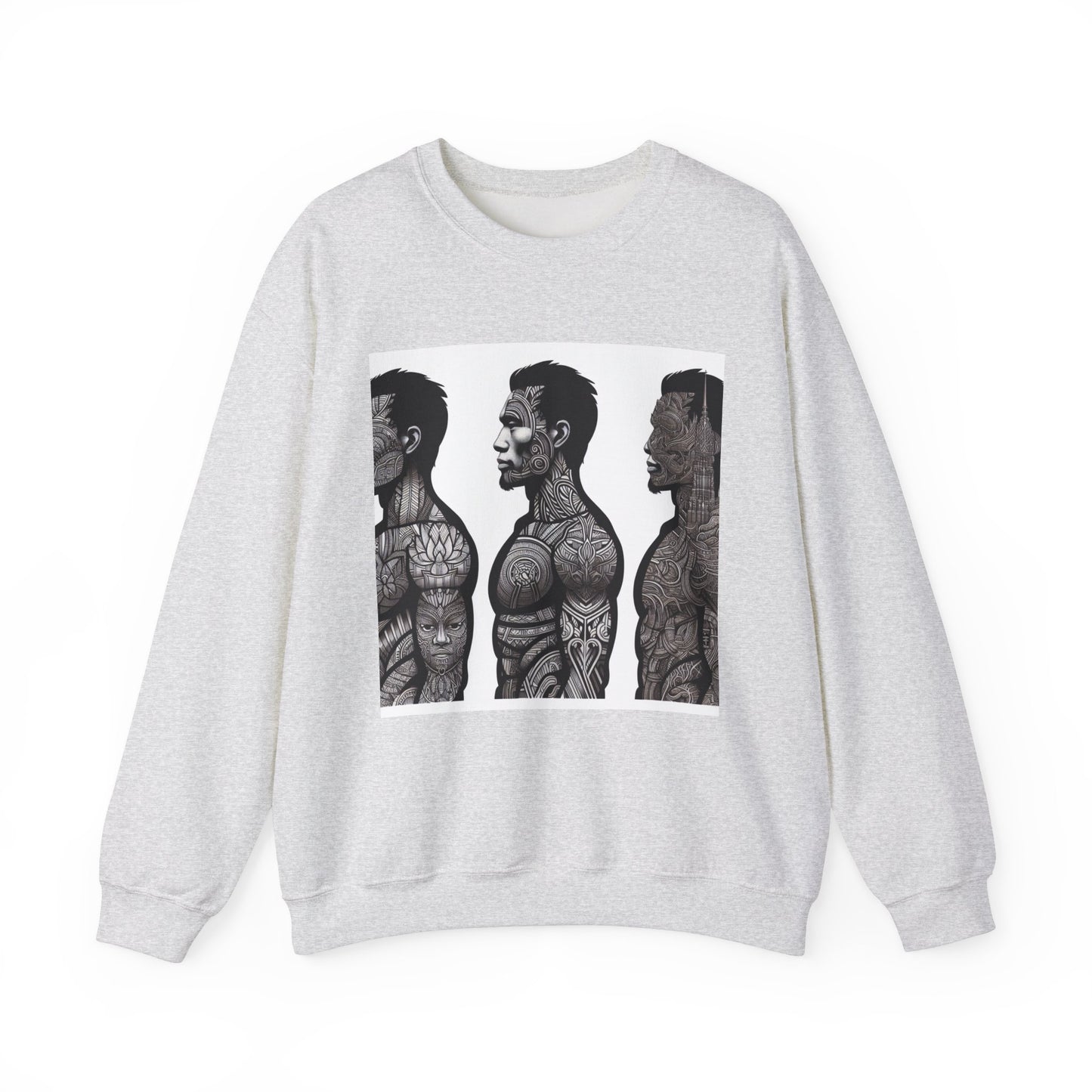 Unique Tattoo Art Unisex Crewneck Sweatshirt - Stylish Comfort for Art Lovers