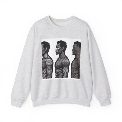 Unique Tattoo Art Unisex Crewneck Sweatshirt - Stylish Comfort for Art Lovers