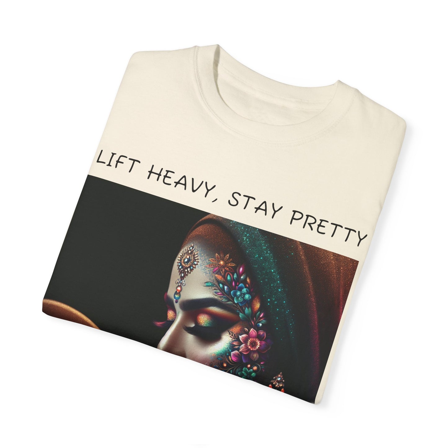 Empowered Woman Fitness T-Shirt – Lift Heavy, Stay Pretty