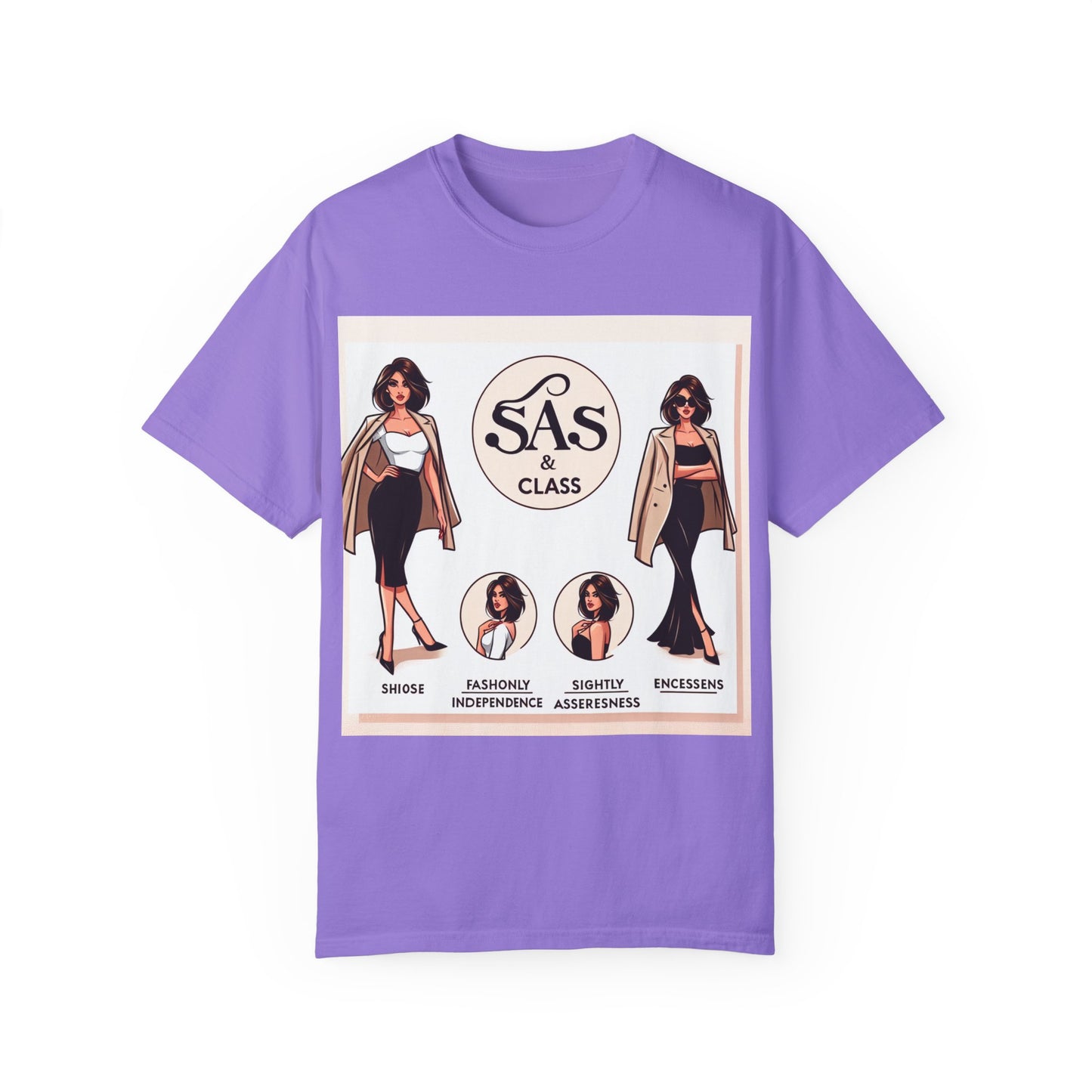 SAS & Class Unisex Garment-Dyed T-Shirt - Fashion Independence Tee