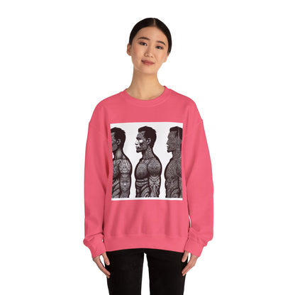 Unique Tattoo Art Unisex Crewneck Sweatshirt - Stylish Comfort for Art Lovers