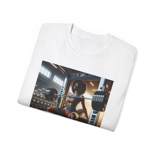 Motivational Gym Tee: 'Bench Press and Impress' Unisex Ultra Cotton T-Shirt