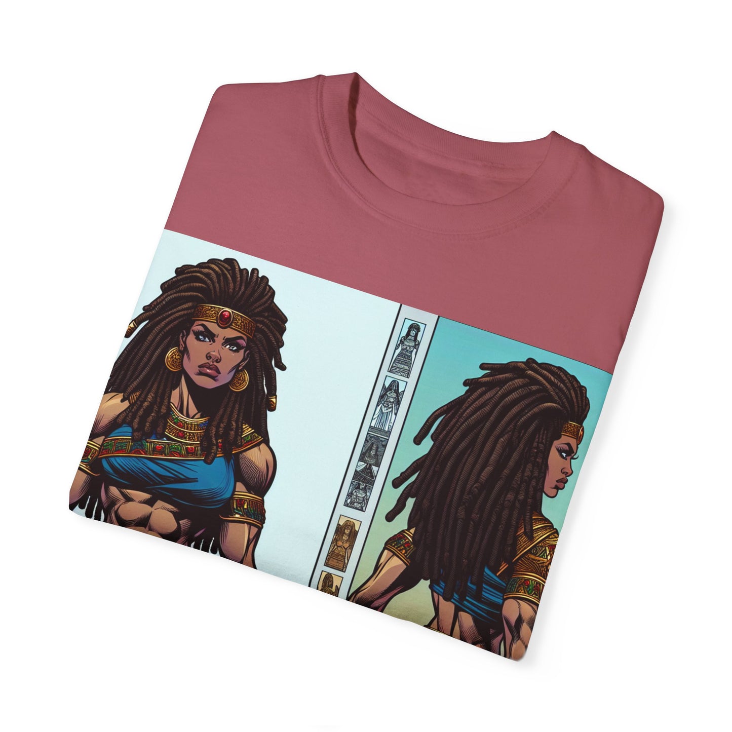 Empowered Hero Unisex Garment-Dyed T-Shirt - Bold Graphic Design