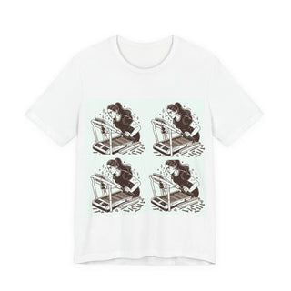 “Tough as Nails, Cute as Heck” Graphic Tee — Retro Roller Skate Girl Art