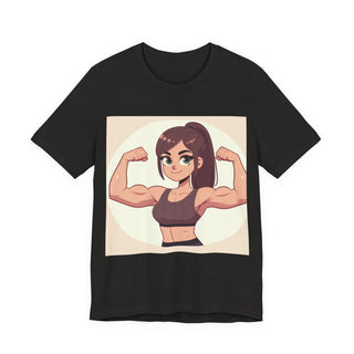 Pretty Girls Lift Weights Tee — Strong Girl Fitness T-Shirt