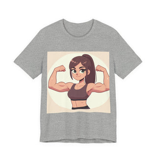 Pretty Girls Lift Weights Tee — Strong Girl Fitness T-Shirt