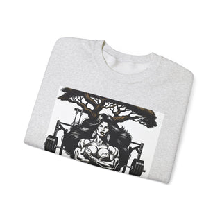 Beauty & the Barbell Unisex Crewneck Sweatshirt - Empowering Fitness Apparel