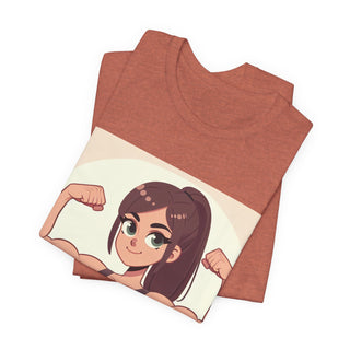Pretty Girls Lift Weights Tee — Strong Girl Fitness T-Shirt