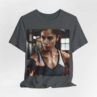 Pretty Girls Lift Heavy T‑Shirt — Motivational Gym Tee for Women