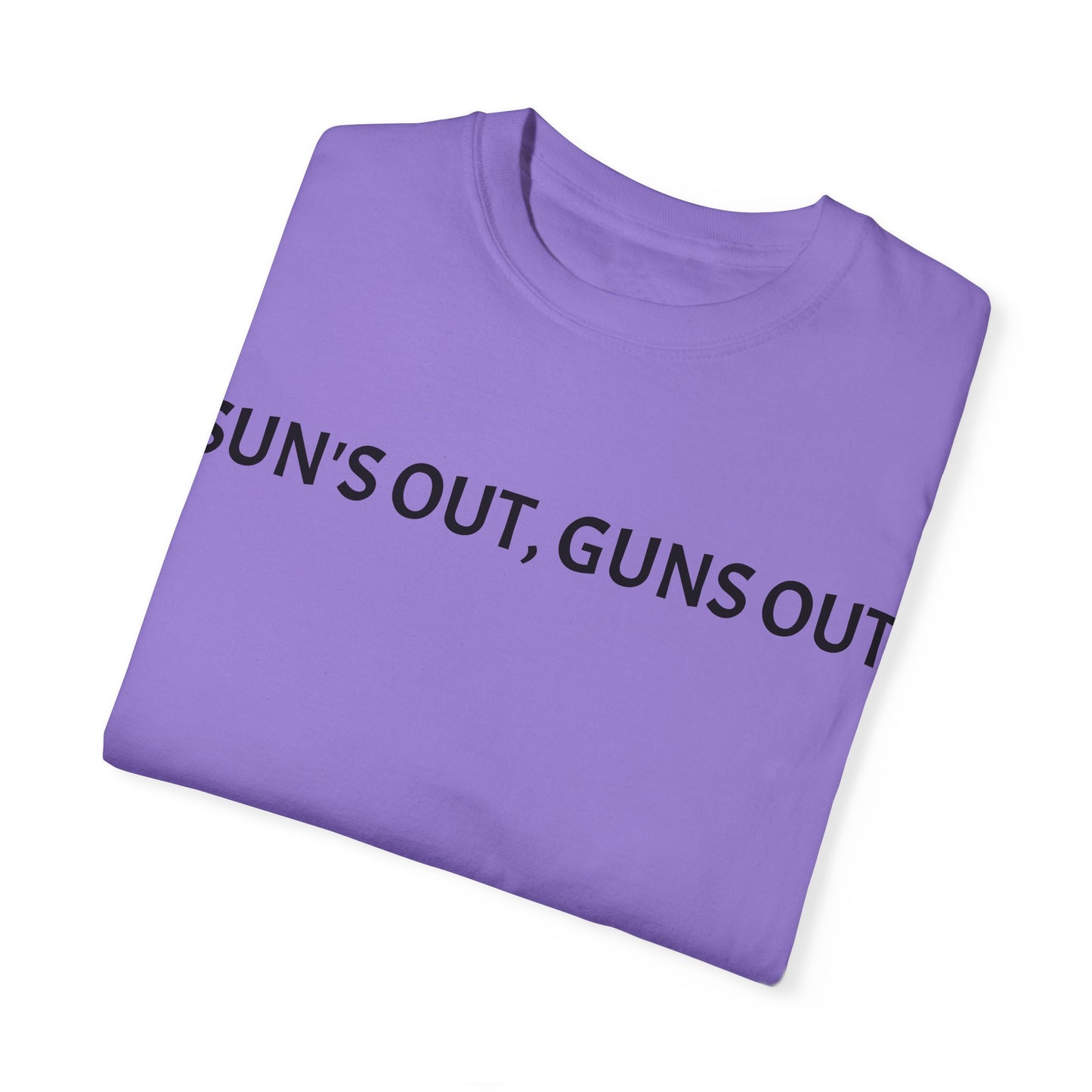 Unisex Sun's Out, Guns Out Graphic T-Shirt - Casual Summer Wear