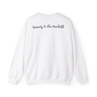 Beauty & the Barbell Unisex Crewneck Sweatshirt - Empowering Fitness Apparel