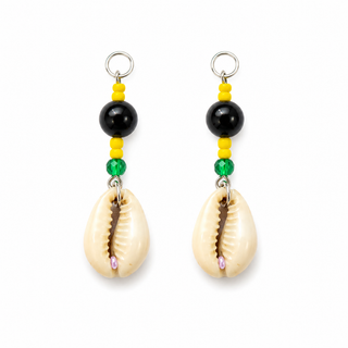 Cowrie Shell hair charm