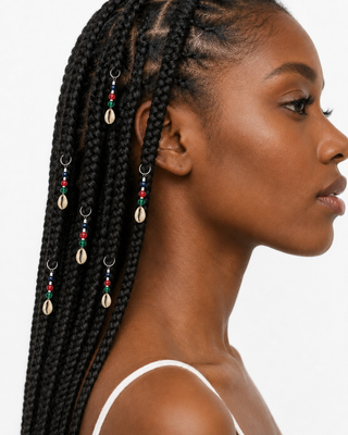 Beaded Cowrie Shell Bohemian Hair Charm