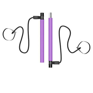 Pilates Stick Home Fitness Exercise For Women Foot Pedal Resistance Band